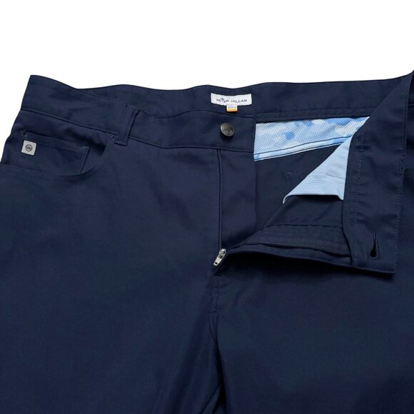 Peter Millar Pants Mens 38x32 (Fits 38x29) eb66 Performance 5-Pockets Golf Blue - Picture 3 of 7